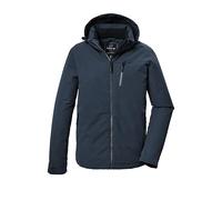 G.I.G.A. DX Uomo Giacca funzionale/giacca outdoor con cappuccio con zip GW 64 MN JCKT, dunkel rauchblau, L, 42539-000