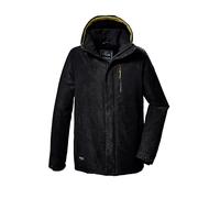 G.I.G.A. DX Uomo Giacca funzionale/giacca outdoor impermeabile con cappuccio senza zip GW 71 MN JCKT, schwarz, L, 42213-000