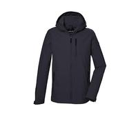 G.I.G.A. DX Uomo Giacca impermeabile funzionale/giubbotto da esterno con cappuccio senza zip GS 58 MN JCKT, dunkel stahlblau, L, 42721-000