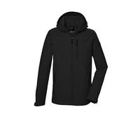 G.I.G.A. DX Uomo Giacca impermeabile funzionale/giubbotto da esterno con cappuccio senza zip GS 58 MN JCKT, schwarz, L, 42721-000
