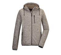 G.I.G.A. DX Uomo Giacca in pile lavorata a maglia/Giacca in pile con cappuccio GW 54 MN KNTFLC JCKT, olive brown, S, 42275-000