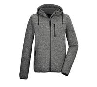 G.I.G.A. DX Uomo Giacca in pile lavorata a maglia/Giacca in pile con cappuccio GW 54 MN KNTFLC JCKT, schwarz, 4XL, 42275-000