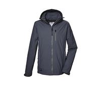 G.I.G.A. DX Uomo Giacca softshell/giacca outdoor con cappuccio con zip GS 82 MN SFTSHLL JCKT, blaugrau, M, 43117-000