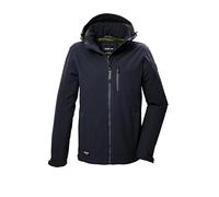 G.I.G.A. DX Uomo Giacca softshell/giacca outdoor con cappuccio senza zip GW 29 MN SFTSHLL JCKT, dunkel stahlblau, M, 41866-000