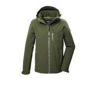 G.I.G.A. DX Uomo Giacca softshell/giacca outdoor con cappuccio senza zip GW 29 MN SFTSHLL JCKT, dunkeloliv, M, 41866-000