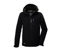 G.I.G.A. DX Uomo Giacca softshell/giacca outdoor con cappuccio senza zip GW 29 MN SFTSHLL JCKT, schwarz, M, 41866-000