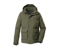 G.I.G.A. DX Uomo Giacca trapuntata/funzionale in piuma d'oca con cappuccio senza zip GW 26 MN QLTD JCKT, olivgrün, S, 43518-000
