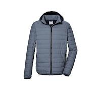 G.I.G.A. DX Uomo Giacca trapuntata/giacca di transizione con cappuccio senza zip GS 84 MN QLTD JCKT, blaugrau, M, 43131-000