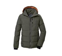 G.I.G.A. DX Uomo Giacca trapuntata/giacca funzionale con cappuccio senza zip GW 27 MN QLTD JCKT, dunkel olivgrün, 3XL, 41870-000