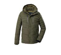 G.I.G.A. DX Uomo Giacca trapuntata/giacca funzionale con cappuccio senza zip GW 69 MN QLTD JCKT, dunkeloliv, L, 43517-000