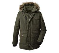 G.I.G.A. DX Uomo Parka funzionale e casual con cappuccio staccabile con zip GW 35 MN PRK, oliva, 3XL, 38526-000