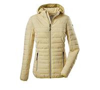 G.I.G.A. DX Women's Giacca funzionale casual in look piumino con cappuccio staccabile con zip - Uyaka Stripe, light sun, 42, 34313-000