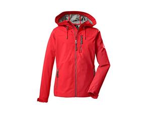 G.I.G.A. DX Women's Giacca softshell/giacca outdoor con cappuccio GS 97 WMN SFTSHLL JCKT, modern red, 36, 38392-000