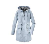 G.I.G.A. DX Women's Parka casual in softshell con cappuccio - GS 99 WMN SFTSHLL PRK, light blue, 40, 37955-000