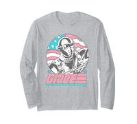 G.I. Joe Classic Snake Eyes with American Flag Portrait Maglia a Manica
