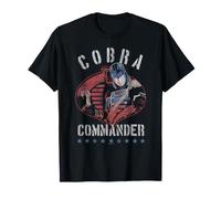 G.I. Joe Cobra Commander Distressed Retro Cobra Logo Vintage Maglietta