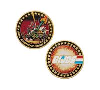 G.i. Joe Collectable Coin A Real American Hero 60th Anniversary 24k Gold Plated Edizione Limitata Fanattik