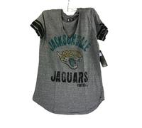 G-III Donna Jacksonville Jaguars Squadra Capitano Manica Corta T-Shirt, Gray, M