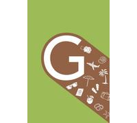 G: Initial Monogram Personal Letter alphabet Journal, Pastel color, Vacay mode on, Personalized Lined Notebook For Kids, Boys and Girls, Men and Women ... Soft Cover Diary, 120 Pages, size 6x9 inch.