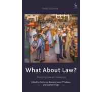 G J Virgo Catherine Barnard Janet O'Sullivan What About Law? (Tascabile)