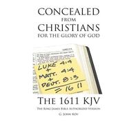 G John Rōv Concealed from Christians for the Glory of God (Copertina rigida)