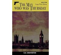 G K Chesterton The Man who was Thursday (Tascabile)