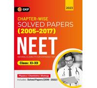 G K Publication Neet 2023: Class XI-XII - Chapter-wise Solved Papers (Tascabile)