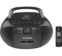 G Keni CD portatile e lettore di cassette Boombox Combo, registratore a cassette con telecomando, radio AM FM, riproduzione USB con jack per cuffie, alimentato a batteria o alimentato a rete per la