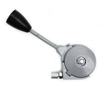 G.L.D. Forniture Manettino acceleratoreper trattore in alluminio lato sinistro lunghezza 200 mm lunghezza leva 110 mm