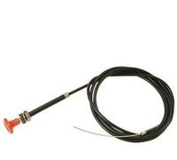 G.L.D. Forniture Tirante stop motore con pomello rosso e scritta stop completo di guaina 1000 mm lunghezza cavo 1200 mm