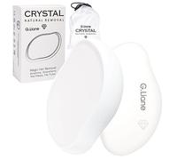 G.Liane Epilatore,Depilatore di Crystallo,Pietra Rimuovi Capelli di Vetro Nano,Crystal Hair Eraser,Riutilizzabile Indolore Depilazione,Adatto per Gambe,Braccia,Schiena(Bianco)