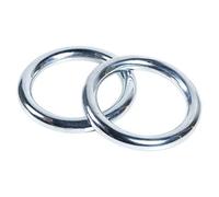 G-like Wing Chun,Anelli da allenamento in acciaio inox, set da 2 pezzi in acciaio inox massiccio, accessori per braccia e polsi - 1 paio (M)