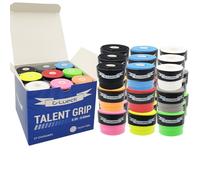 G-Lueck 27 X Tennis Overgrips Talent Grip - 0,50 - 0,60 mm di spessore | per racchette da badminton da squash e golf con nastro adesivo | molto maneggevole (mix di colori)