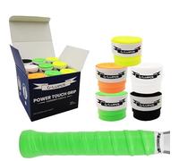 G-Lueck Set da 27 Tennis Premium Overgrip Power Touch - Presa elevata, lunga durata - 0,60 mm di spessore | Fascia per impugnatura per padel, squash, racchette da badminton | antiscivolo (colori