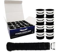 G-Lueck Set da 50 Tennis Premium Overgrip Power Touch - Presa elevata, lunga durata - 0,60 mm di spessore | Fascia per impugnatura per padel, squash, racchette da badminton | antiscivolo