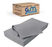 G.M. DISTRIBUZIONE 500 Tovaglie in TNT Alta Qualità Italiana 100x100cm Colore GRIGIO PERLA, Tovaglie Coprimacchia in TNT Tessuto non Tessuto Ideali per la ristorazione vari colori