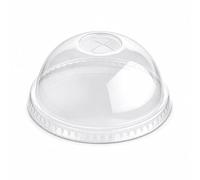 G.M. DISTRIBUZIONE GM 500 Coperchi a Cupola con Taglio a Croce Compatibili con Bicchieri Kristal 350 e 400 ml, Coperchi Trasparenti per Bevande Fredde, Smoothie, Granita, Cocktail, Asporto e Bar