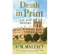 G.M. Malliet Death in Print (Copertina rigida) St. Just mystery