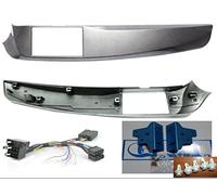 G.M. Production - Mascherina Kit e comandi al volante adattatore DOPPIO 2 DIN ALFA GIULIETTA SILVER (interno misura massima verticale 101mm) …