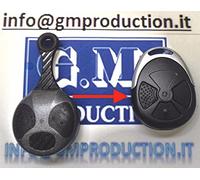 G.M. Production - PPTXT116 - Guscio Cover scocca per Telecomando Compatibile con LASERLINE PPTXT108 antifurto Allarme Auto