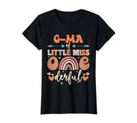 G Ma Of Little Miss Onederful 1° compleanno Boho Rainbow Maglietta