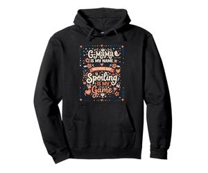 G-Mama Is My Name Spoiling Is My Game Festa della Mamma Felpa con Cappuccio