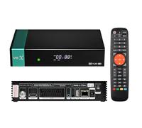 G Media - Ricevitore satellitare digitale V8X FTA, 1080P HD DVB-S/S2/S2X, decoder satellitare WiFi integrato 2,4 G, supporta Intelsat 901 a 27,5 ° W canale BBC