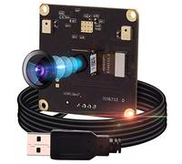 G Modulo fotocamera USB da 13 MP, modulo webcam 2880p, modulo grandangolare UHD, 100 gradi, senza distorsioni, USB con fotocamera, scheda di memoria per Windows Android, Mac Linux Raspberry Pi
