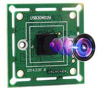 G Modulo fotocamera USB da 60 fps, modulo webcam grandangolare VGA, 480P USB con fotocamera, Super Min iincorporato, scheda video per Windows Android Mac Linux Raspberry Pi Web Cammodule