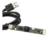 G Modulo fotocamera USB da 8 MP con microfono grandangolare PC fotocamera per computer 4K Lightburn fotocamera per incisore laser, mini strisce, obiettivo fisso, webcam, CCTV, USB, telecamera di