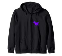 G.O.A.T. Capretta Viola Felpa con Cappuccio