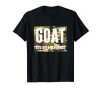G.O.A.T God Over All Things Camo Camouflage Bibbia Cristiana Maglietta