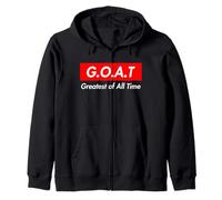G.O.A.T Il più Grande di Tutti i Tempi Felpa con Cappuccio