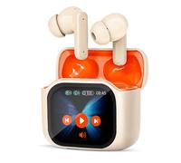 (G, Orenge) 2025 Noise Cancelling Wireless Earbuds 60H Battery Touch Screen Custom Sound Find My Earbuds Remote Photo